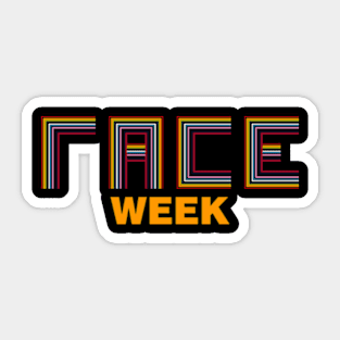 Race Week! Sticker